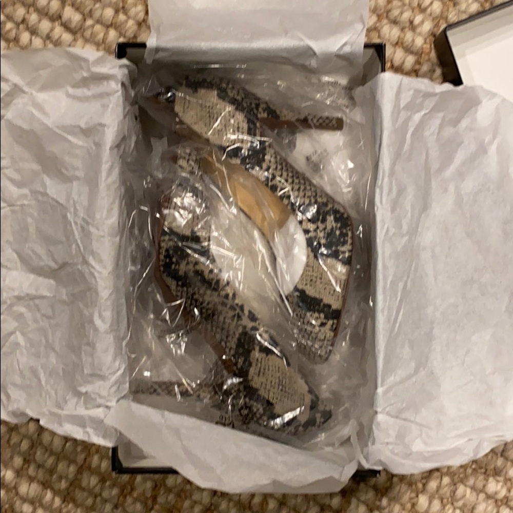 NIB NWT J Crew Mona snake printed animal print pumps fabric dress heels 7.5 M - Picture 11 of 11